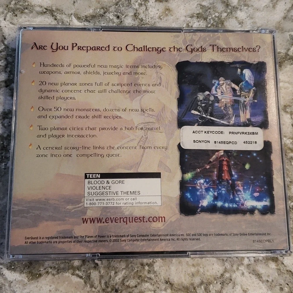 EverQuest Planes of Power PC Game